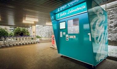 Riga Havaalanı'nda temassız bir Covid-19 test noktası faaliyete başladı