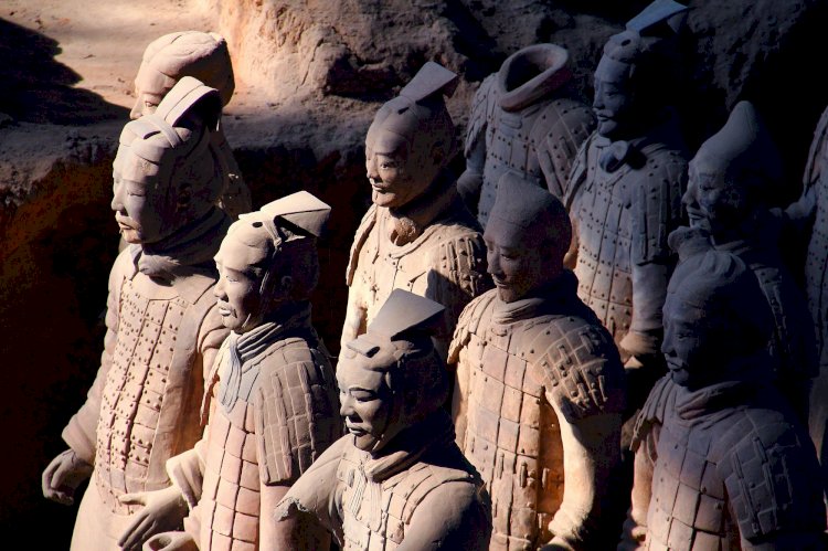 Terracotta Warriors yeni yıl tatili sırasında 35.000 'den fazla ziyaretçi görmek
