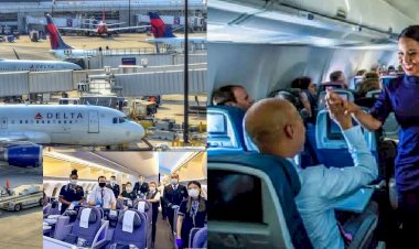 Delta Havayolları Aşılı Personele Ek Ücret Verecek