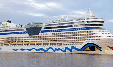 AIDAluna Cruises Deniz Seferine Kiel den Başladı