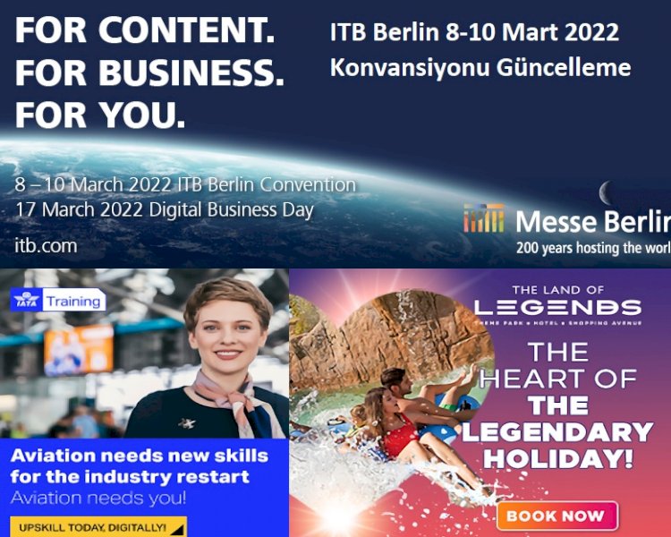 ITB Berlin 8-10 Mart 2022 Konvansiyonu Güncelleme